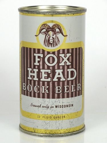 1957 Fox Head Bock 12oz 66-03 Sheboygan, Wisconsin