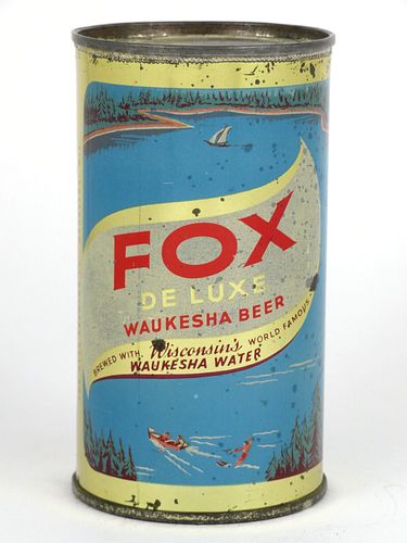 1955 Fox De Luxe Waukesha Beer 12oz 65-23 Waukesha, Wisconsin