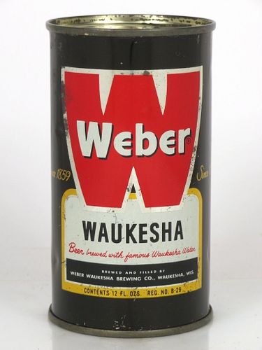 1954 Weber Waukesha Beer 12oz 144-29 Waukesha, Wisconsin