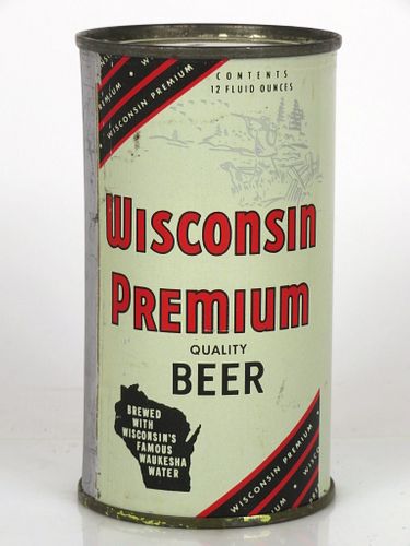 1958 Wisconsin Premium Quality Beer 12oz 146-26.1 Waukesha, Wisconsin