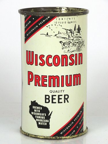 1957 Wisconsin Premium Quality Beer 12oz 146-27.1 Waukesha, Wisconsin