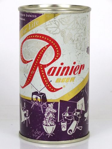 1956 Rainier Beer 12oz Seattle, Washington