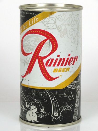 1957 Rainier Jubilee Beer 12oz L118-15 Seattle, Washington