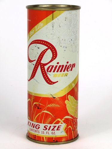 1956 Rainier Jubilee Beer 15oz 234-13 Seattle, Washington