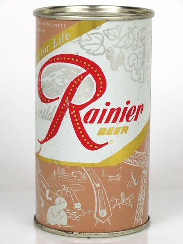 1957 Rainier Jubilee Beer 12oz L118-15 Spokane, Washington