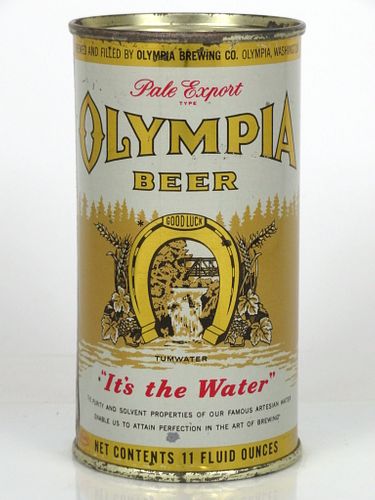 1957 Olympia Beer 11oz 109-09 Tumwater, Washington