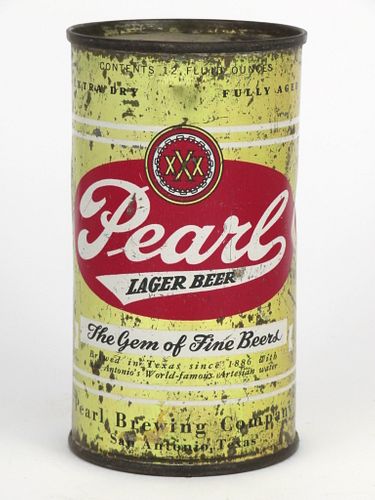 1956 Pearl Lager Beer 12oz 112-39.2 San Antonio, Texas