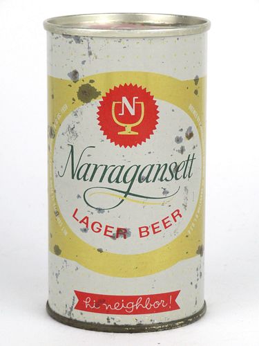 1962 Narragansett Lager Beer 12oz 101-29.a Cranston, Rhode Island