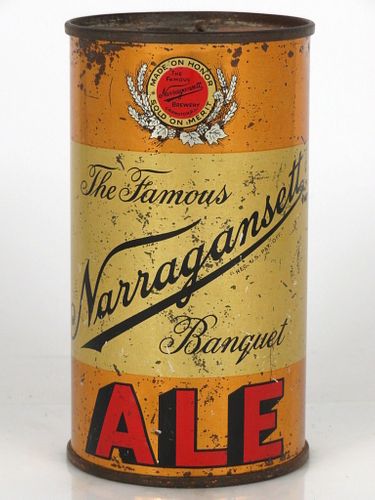 1939 Narragansett Banquet Ale 12oz OI-551 Providence, Rhode Island