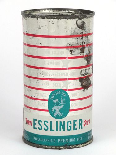 1961 Esslinger's Parti Quiz Beer 12oz 60-36.1 Philadelphia, Pennsylvania