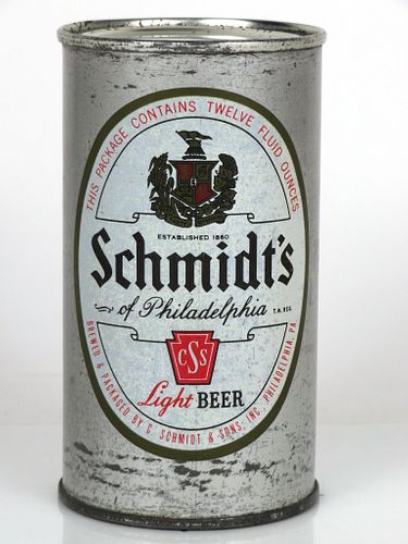 1955 Schmidt's Of Philadelphia Beer 12oz 131-30.3 Philadelphia, Pennsylvania