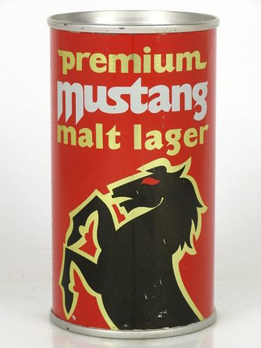 1972 Mustang Malt Lager Beer 12oz 101-05 Pittsburgh, Pennsylvania