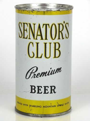 1959 Senator's Club Premium Beer 12oz 132-23.2 Shenandoah, Pennsylvania