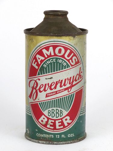 1939 Beverwyck Famous Beer 12oz 152-11 Albany, New York