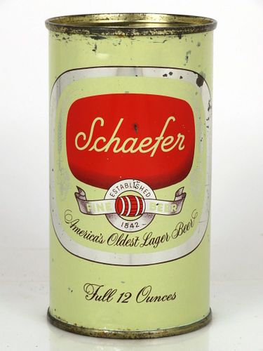 1954 Schaefer Fine Beer 12oz 128-13.1 Brooklyn, New York
