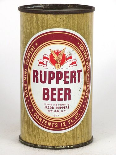 1950 Ruppert Beer 12oz 126-12 New York, New York