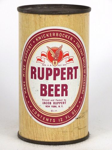 1950 Ruppert Beer 12oz 126-10 New York, New York