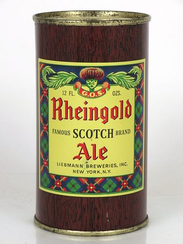 1950 Rheingold Scotch Ale 12oz 123-26 Brooklyn, New York