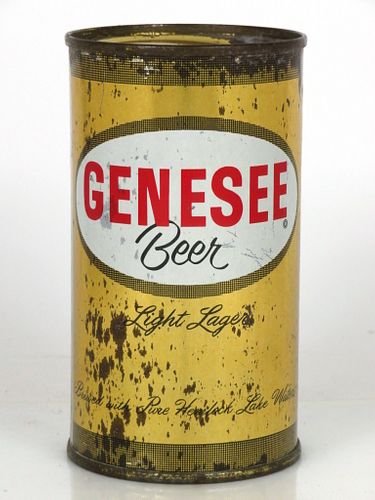 1958 Genesee Light Lager Beer 12oz 68-34 Rochester, New York