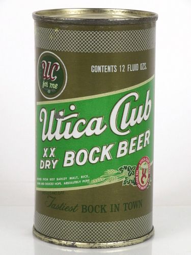 1959 Utica Club Bock Beer 12oz 142-28 Utica, New York