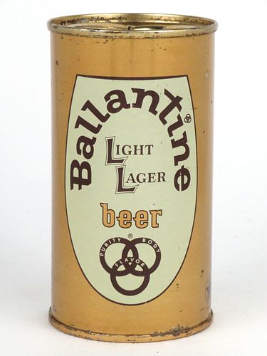 1960 Ballantine Light Lager Beer 12oz 34-05 Newark, New Jersey