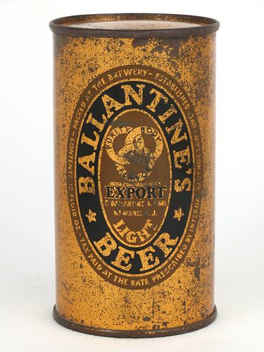 1936 Ballantine's Export Beer 12oz OI-69 Newark, New Jersey