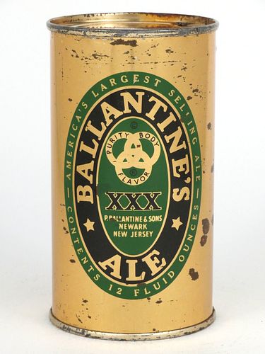 1953 Ballantine's Ale 12oz 33-13 Newark, New Jersey