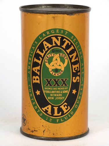 1953 Ballantine's Ale 12oz 33-15.1 Newark, New Jersey