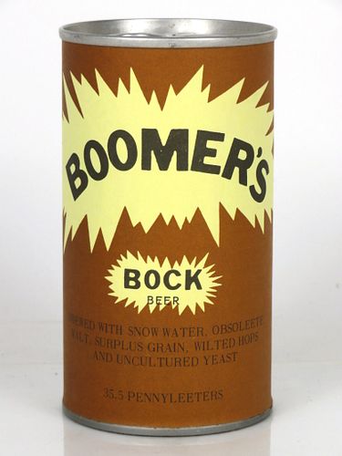 1979 Boomer's Bock Beer 12oz T46-26 Saint Louis, Missouri