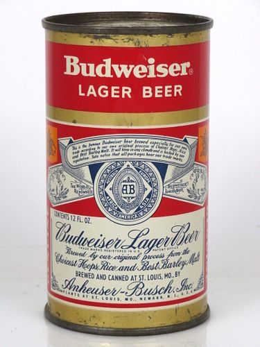 1953 Budweiser Beer 12oz 44-07 Saint Louis, Missouri