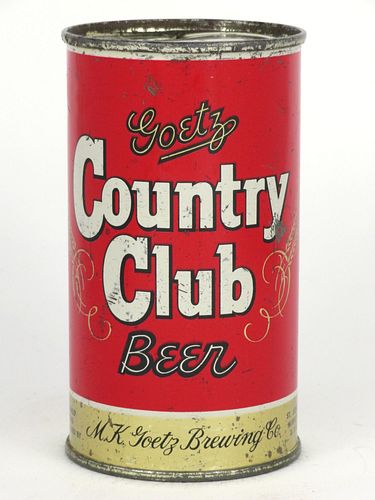 1954 Goetz Country Club Beer 12oz 51-34 St. Joseph, Missouri