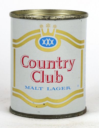 1961 Goetz Country Club Malt Lager 8oz 240-38 St. Joseph, Missouri