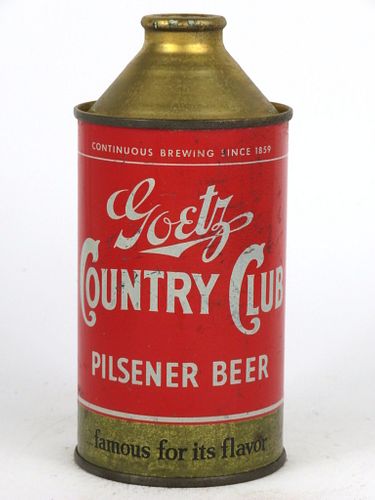 1946 Goetz Country Club Pilsner Beer 12oz 165-13 St. Joseph, Missouri