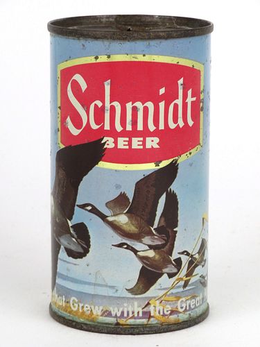 1954 Schmidt Beer "Canadian Geese" 12oz 130-37 Saint Paul, Minnesota