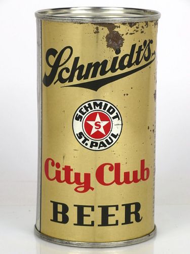 1949 Schmidt's City Club Beer 12oz 130-03 Saint Paul, Minnesota