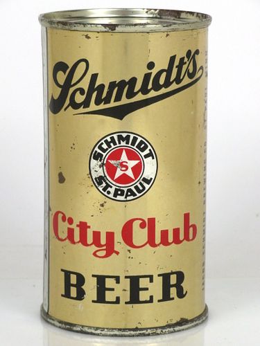 1950 Schmidt's City Club Beer 12oz 130-04 Saint Paul, Minnesota