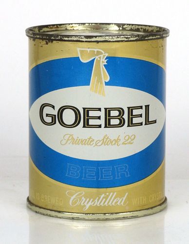 1958 Goebel Private Stock 22 Beer 8oz 241-25 Detroit, Michigan