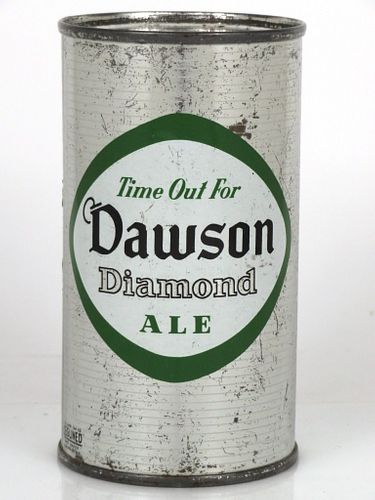 1958 Dawson Diamond Ale 12oz 53-13 New Bedford, Massachusetts