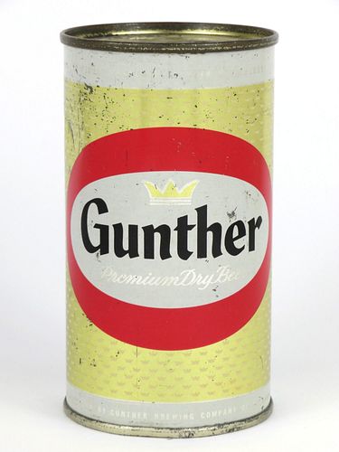 1959 Gunther Premium Dry Beer 12oz 78-28.2 Baltimore, Maryland