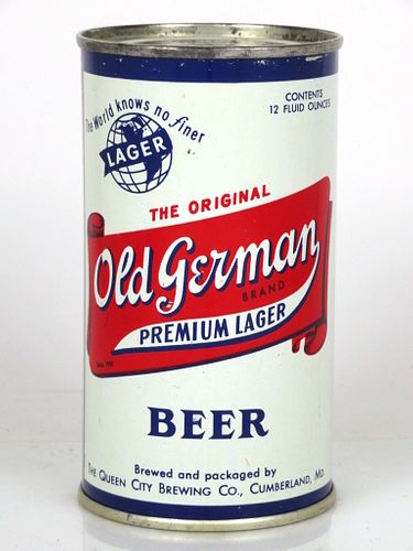 1959 Old German Premium Lager Beer 12oz 106-31 Cumberland, Maryland