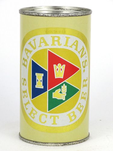 1967 Bavarian's Select Beer 12oz T38-24 Evansville, Indiana