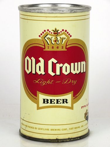 1939 Old Crown Beer 12oz 105-18 Fort Wayne, Indiana