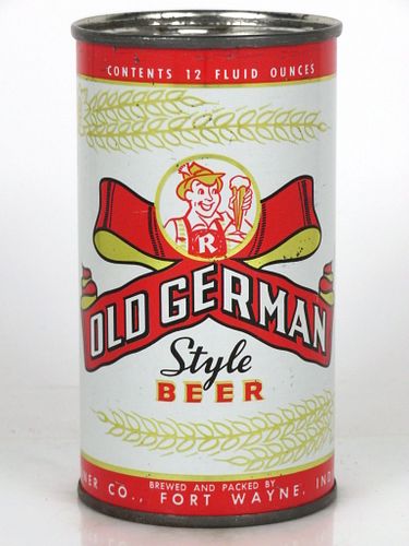 1962 Old German Beer 12oz 106-25 Fort Wayne, Indiana