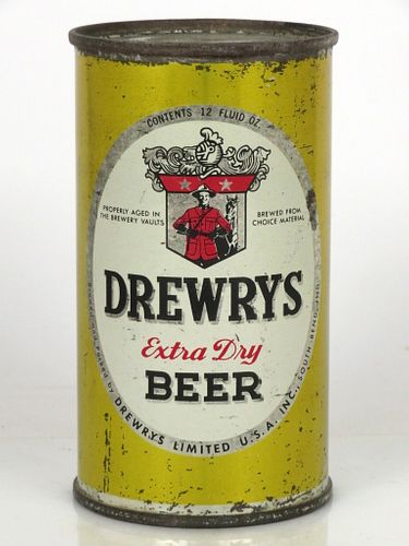 1955 Drewrys Extra Dry Beer (Sports) 12oz 56-09 South Bend, Indiana