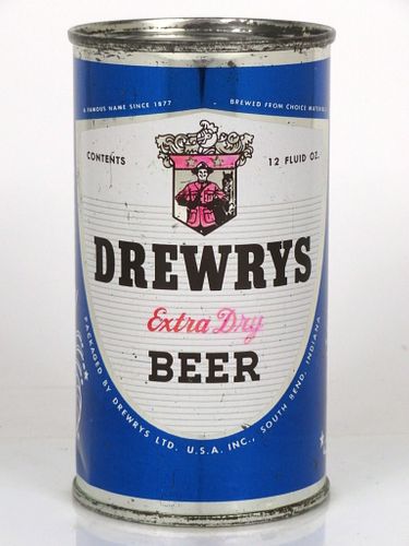 1956 Drewrys Extra Dry Beer Cancer/Leo 12oz 56-29 South Bend, Indiana