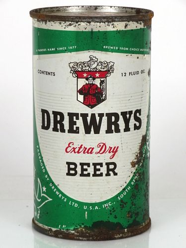 1956 Drewrys Extra Dry Beer Pisces/Aries 12oz 56-26 South Bend, Indiana
