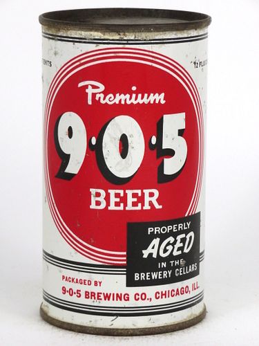 1960 9*0*5 Premium Beer 12oz 103-17 Chicago, Illinois
