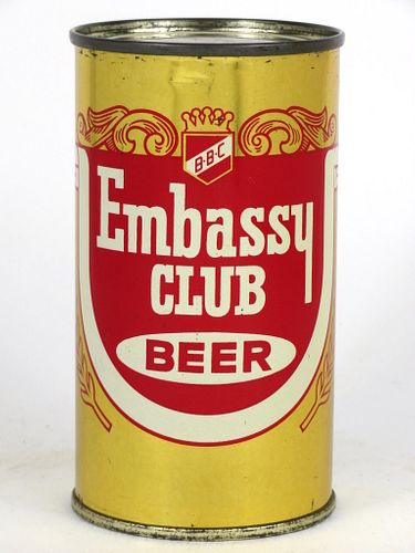 1953 Embassy Club Beer 12oz 59-33.2 Chicago, Illinois