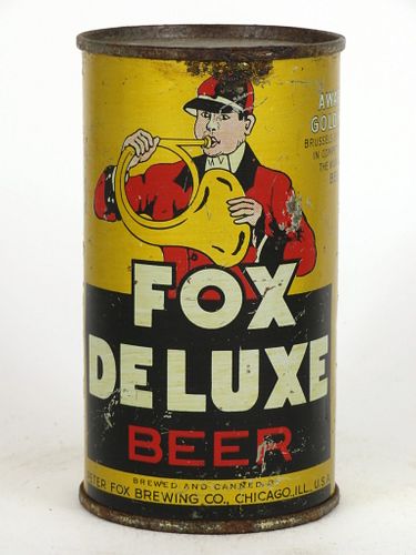 1946 Fox De Luxe Beer 12oz OI-301 Chicago, Illinois