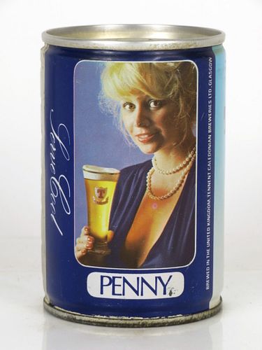 1974 Tennent's Lager Beer "Penny" 9 2/3oz Glasgow, Glasgow City